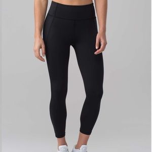 Lululemon Final Lap Leggings 23’ Size 6 black